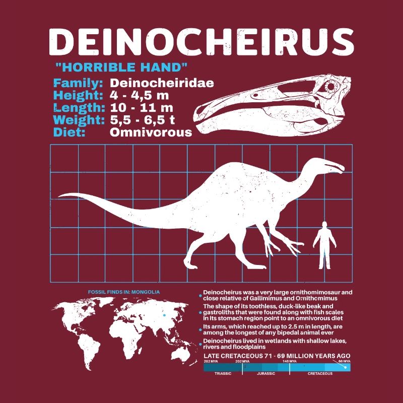 Fiche d’information de Deinocheirus