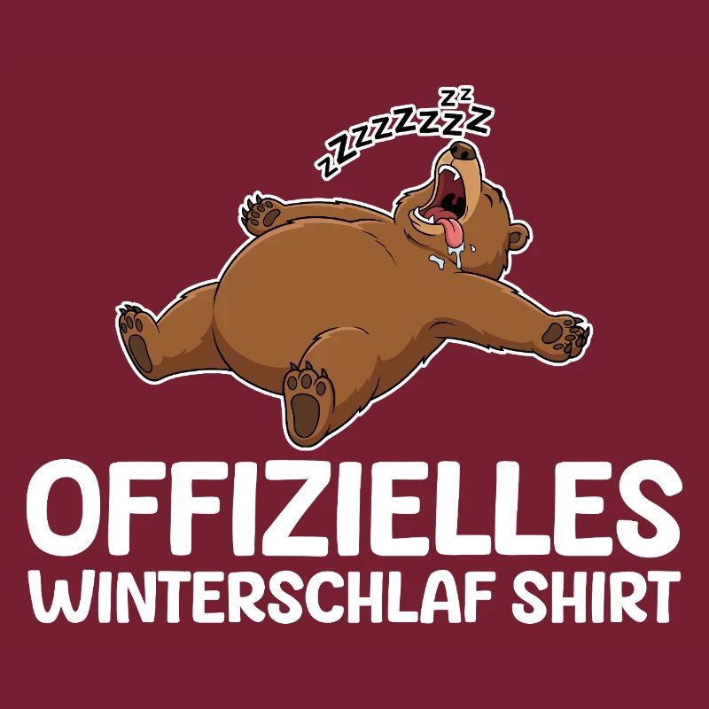 Hibernation Mode Bear Funny Late Riser