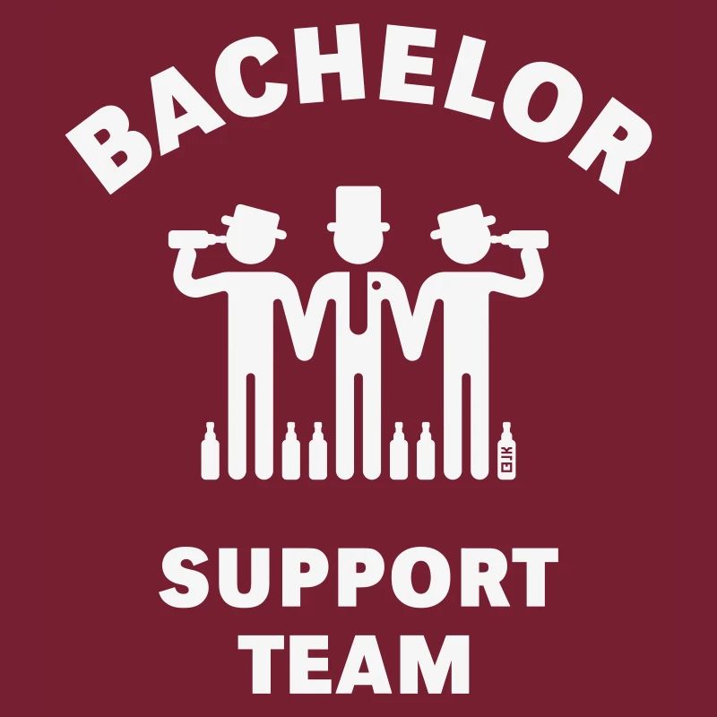 Bachelor Support Team (Groom / Stag Party / White)