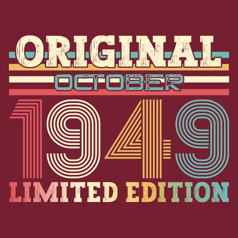 75th Birthday Legend October 1949 Volume 49