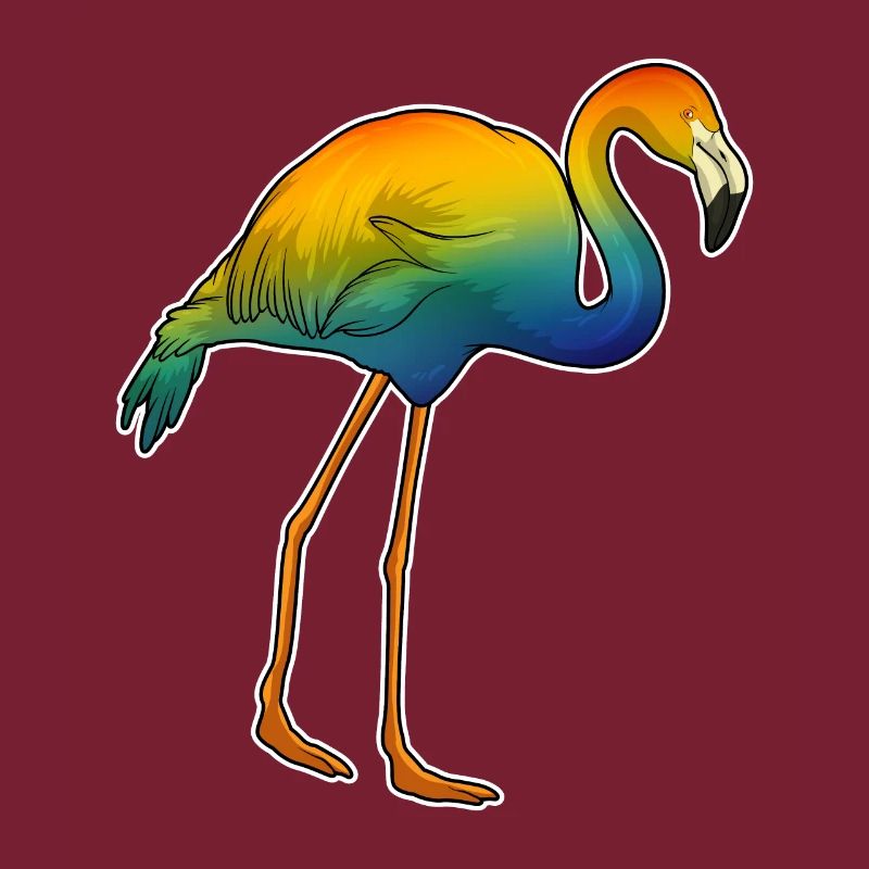 Flamingo Regenbogen