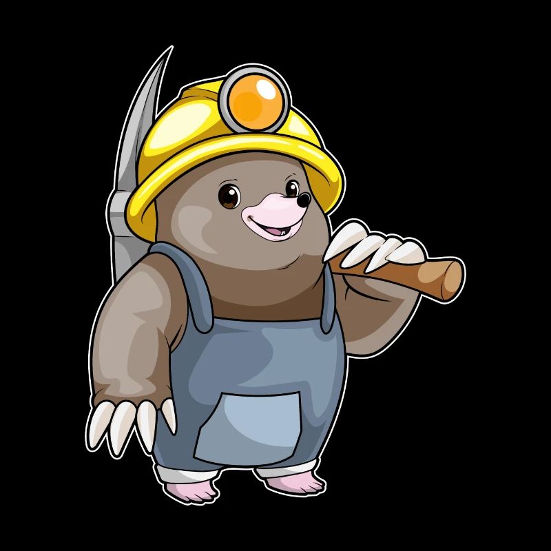 Mole Miner Pickaxe Mining