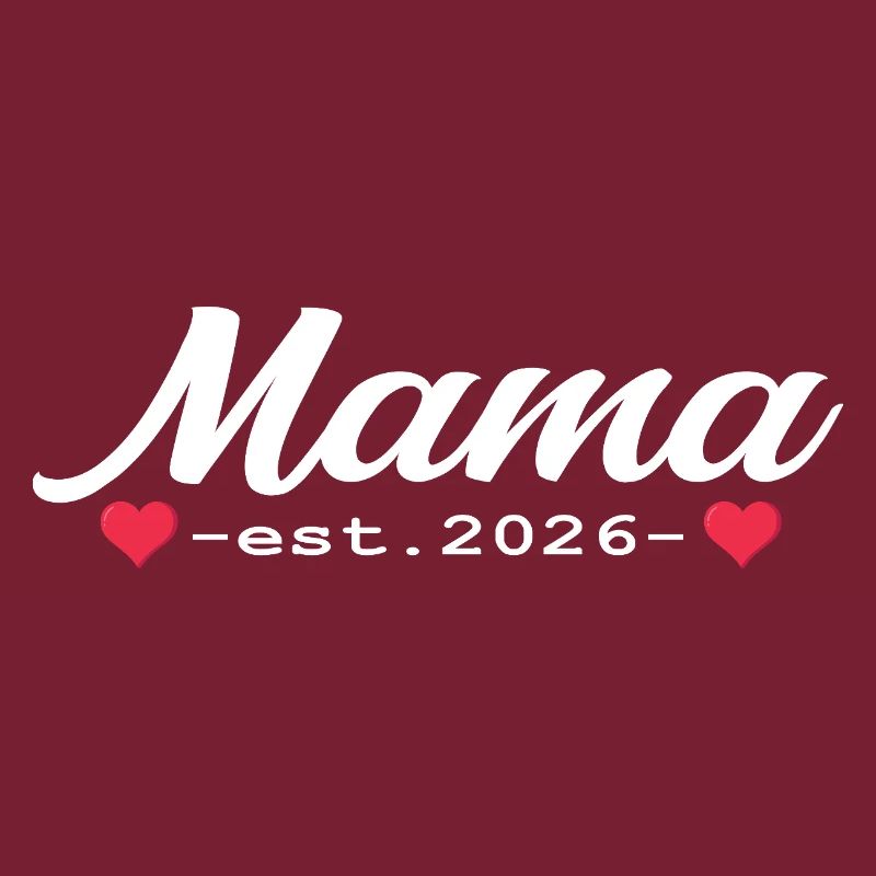 Mama 2026 Schwangerschaft Geschenk