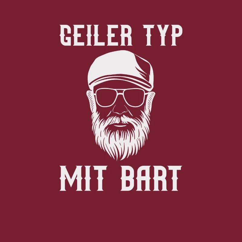 Geiler typ mit Bart