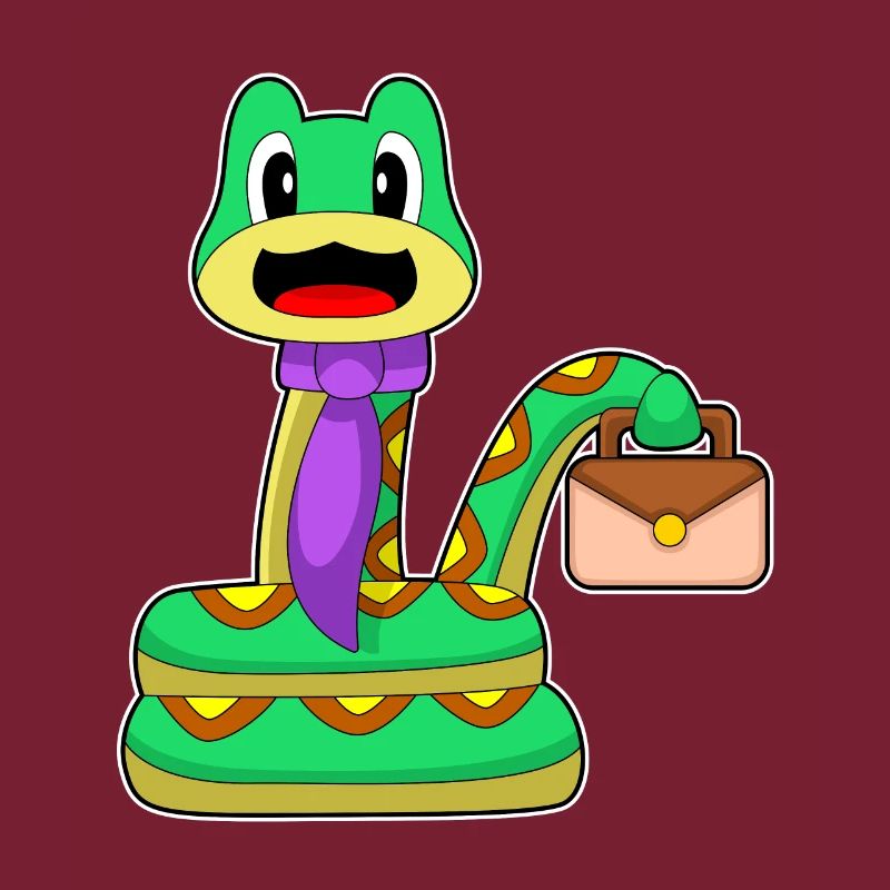 Sac à main serpent