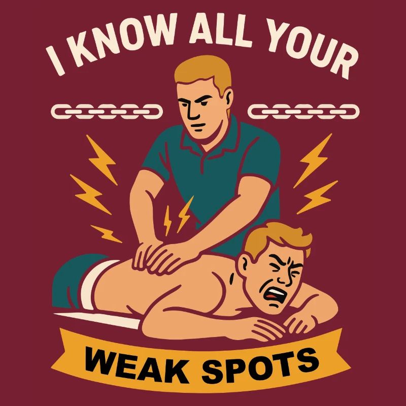 Physiotherapists know all their weak points