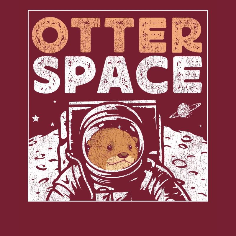 Otter Pun Space Science Astronaut