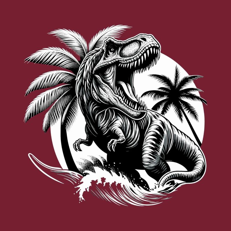 Brüllender T-Rex Dinosaurier Geschenk