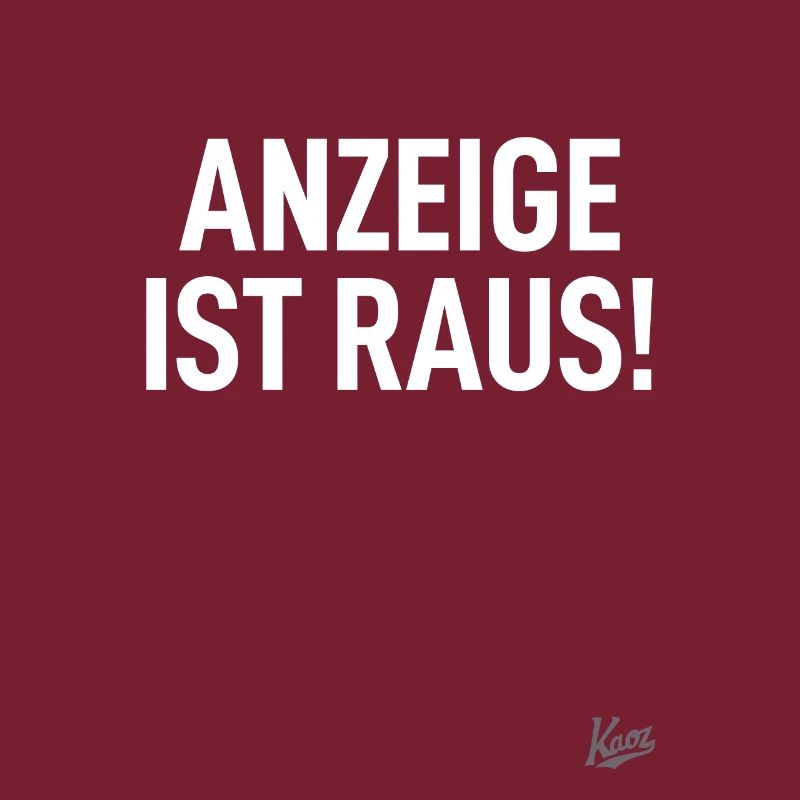 Typical German and: Ad is out!