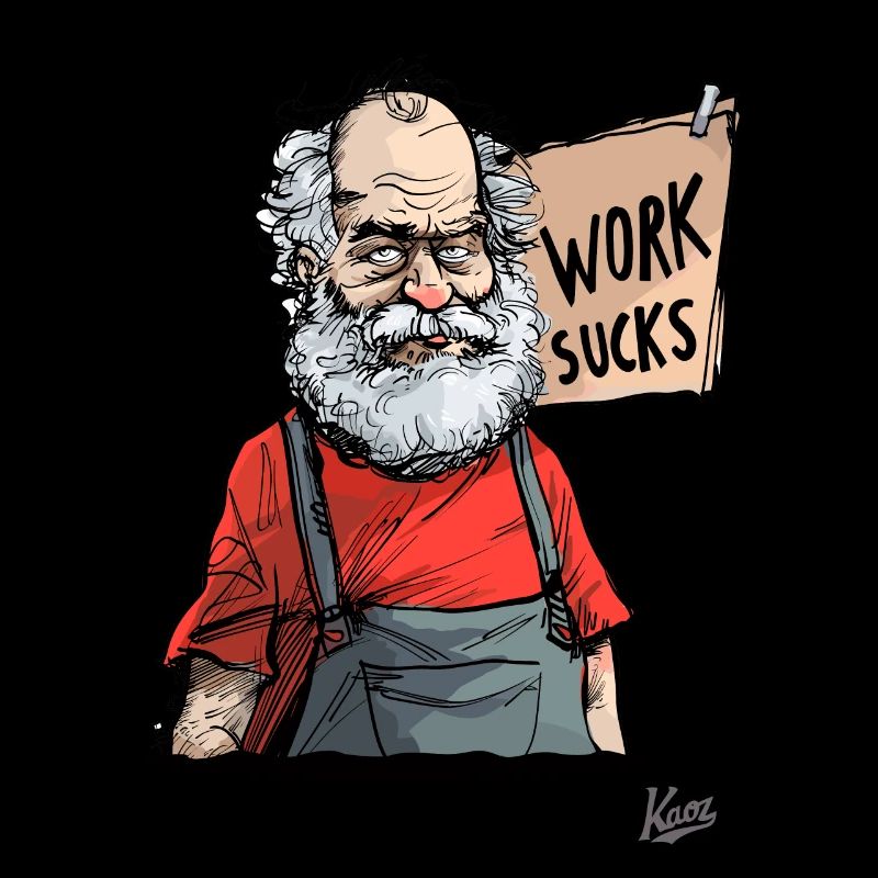 Alter Handwerker: Arbeit nervt!