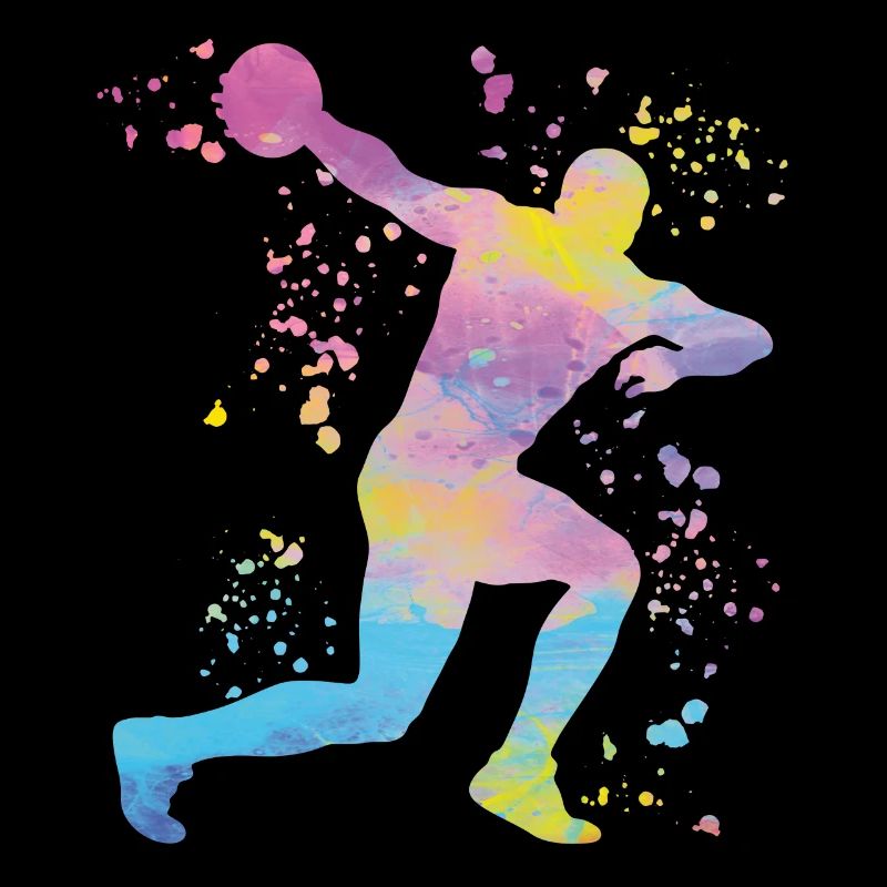 Diskuswerfer Colorsplash Diskuswurf