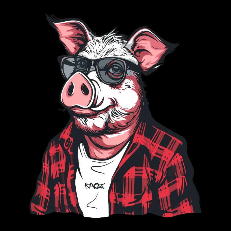 Cochon bûcheron