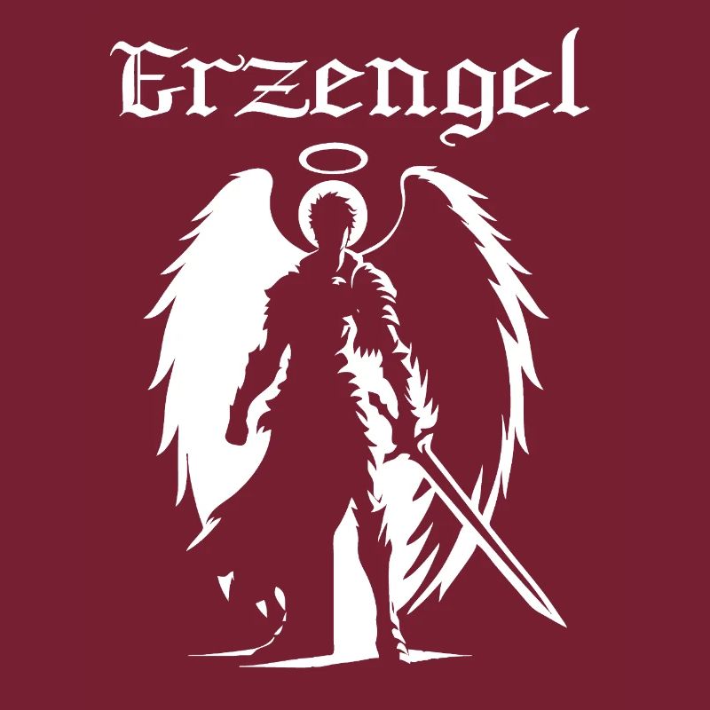Archangel Silhouette Design – Celestial Power