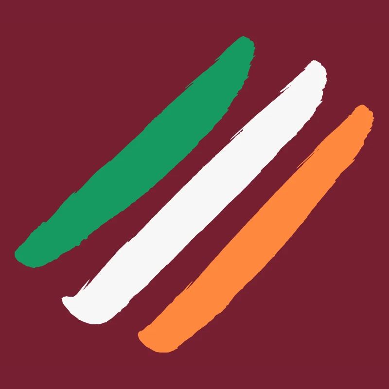 Irlande / Drapeau de l’Irlande - Diagonal - Élégant