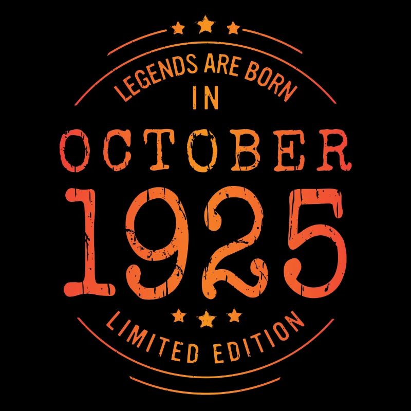 Anniversaire Octobre 1925 Edition Limitée Millésime