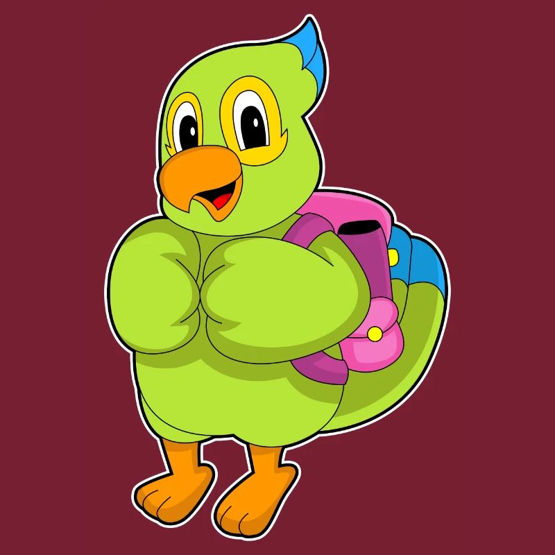 Parrot Student Backpack School