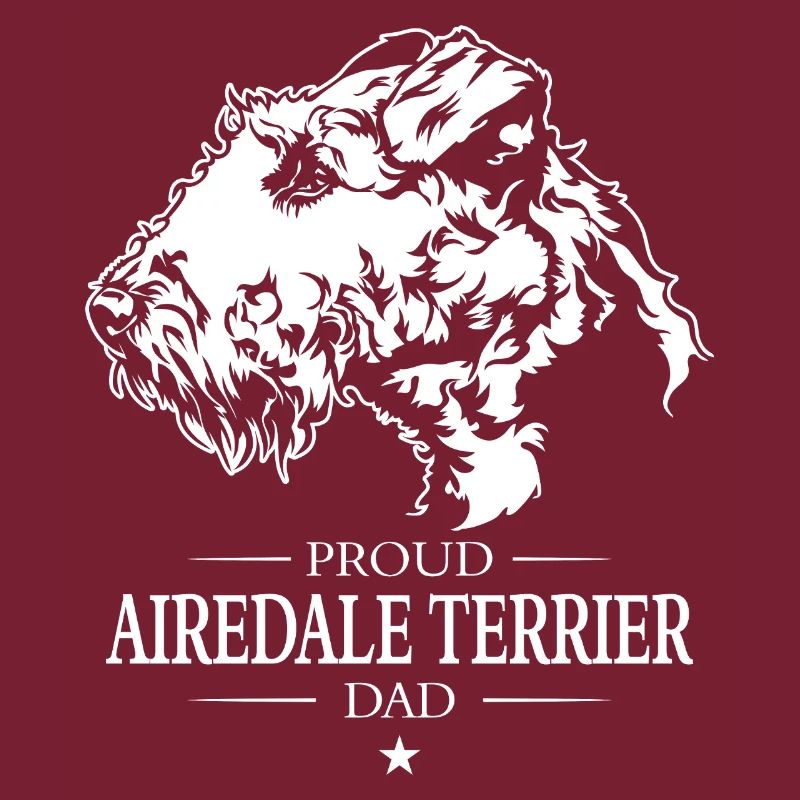 Airedale Terrier Dad Hunde Hund Wilsigns