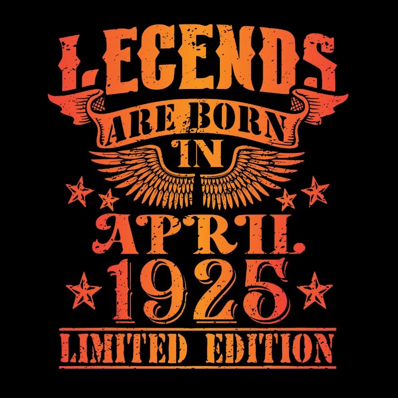 Anniversaire Avril 1925 Edition Limitée Millésime