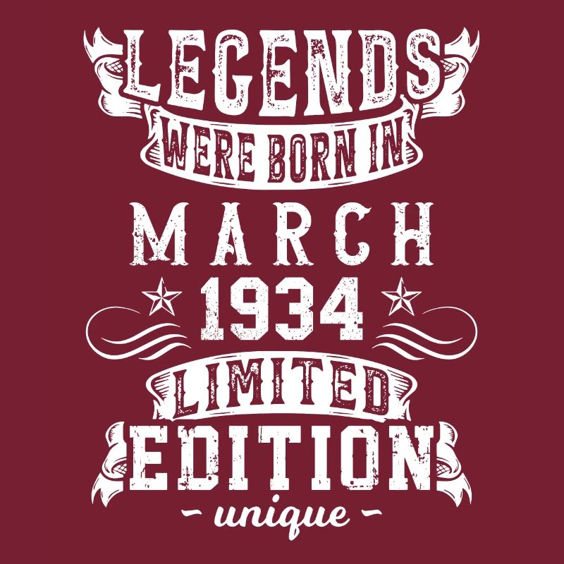 Anniversaire Mars 1934 année Edition Limitée
