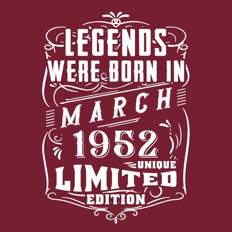 Anniversaire Mars 1952 Année Edition Limitée