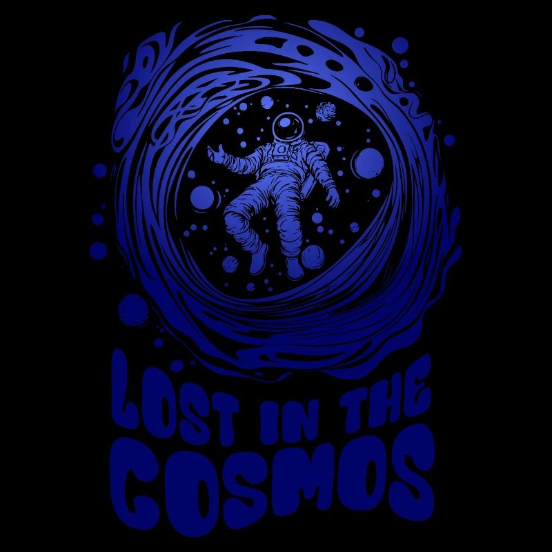 Perdu dans le cosmos - Astronaute - Espace