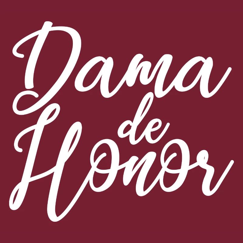 Dama de Honor Bridesmaid Team Bride Wedding Gift