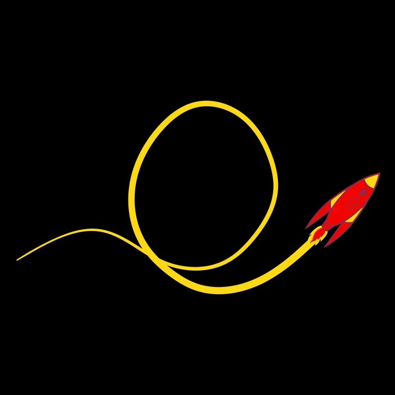 Looping flying rocket