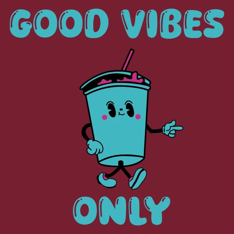 Buvez des vibrations de dessin animé