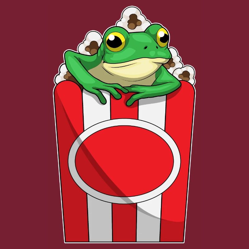Maïs soufflé grenouille