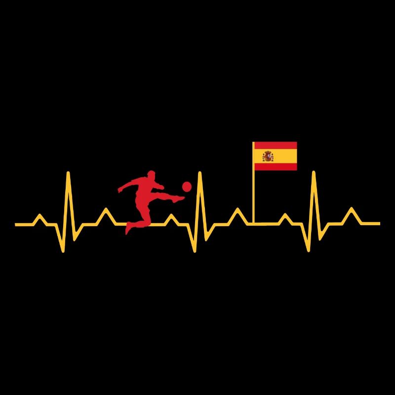 Fußball Herzschlag Spanien Ekg