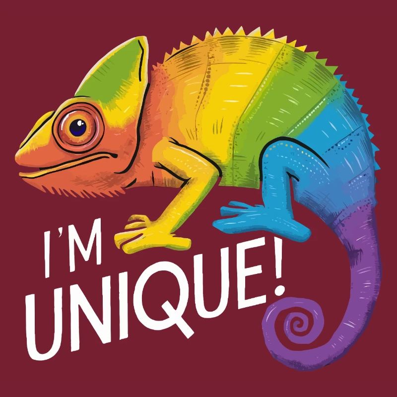 lebendiges Chamäleon "I'm Unique!"
