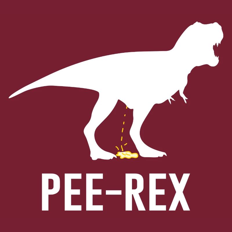 Pee-Rex Dino Humor Dinosaur T-rex Pun