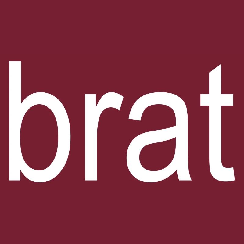 brat white text 5000