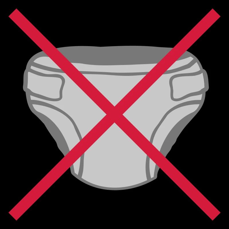 No diaper shield
