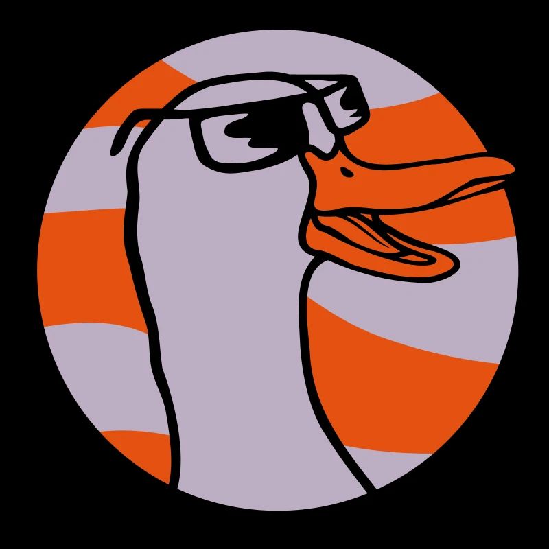 Kreis Logo Sonnenbrille Gans
