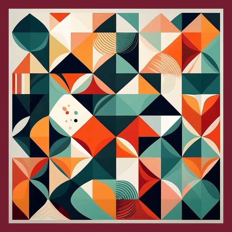 Modern Geometric Abstract Design