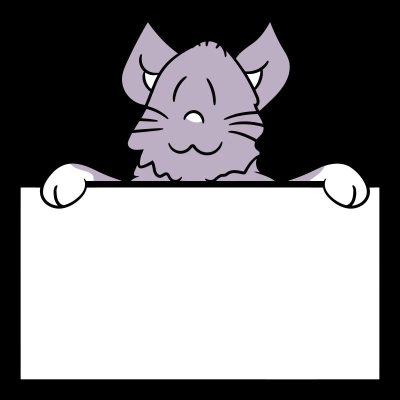 Jolie petite chatte jetant un coup d’œil caché derrière le mur