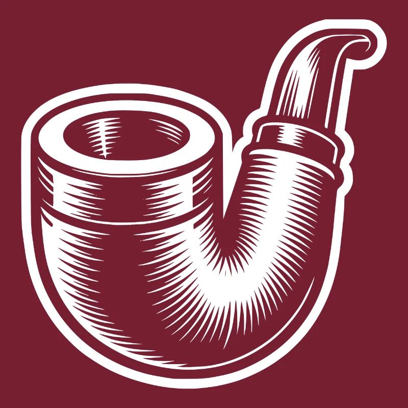 Classic pipe for pipe smokers