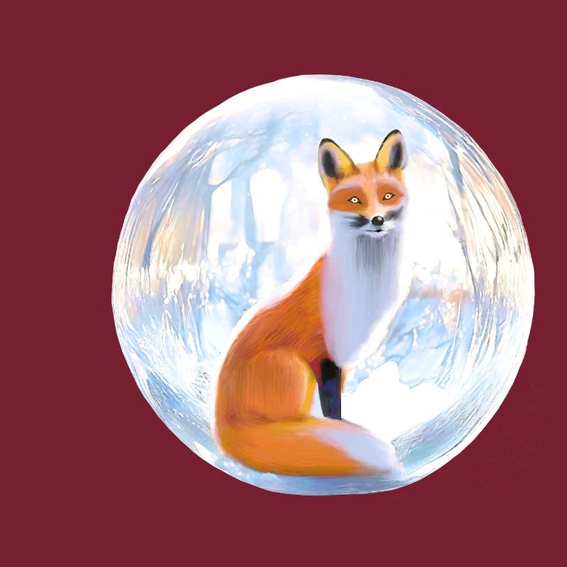 Winter fox.