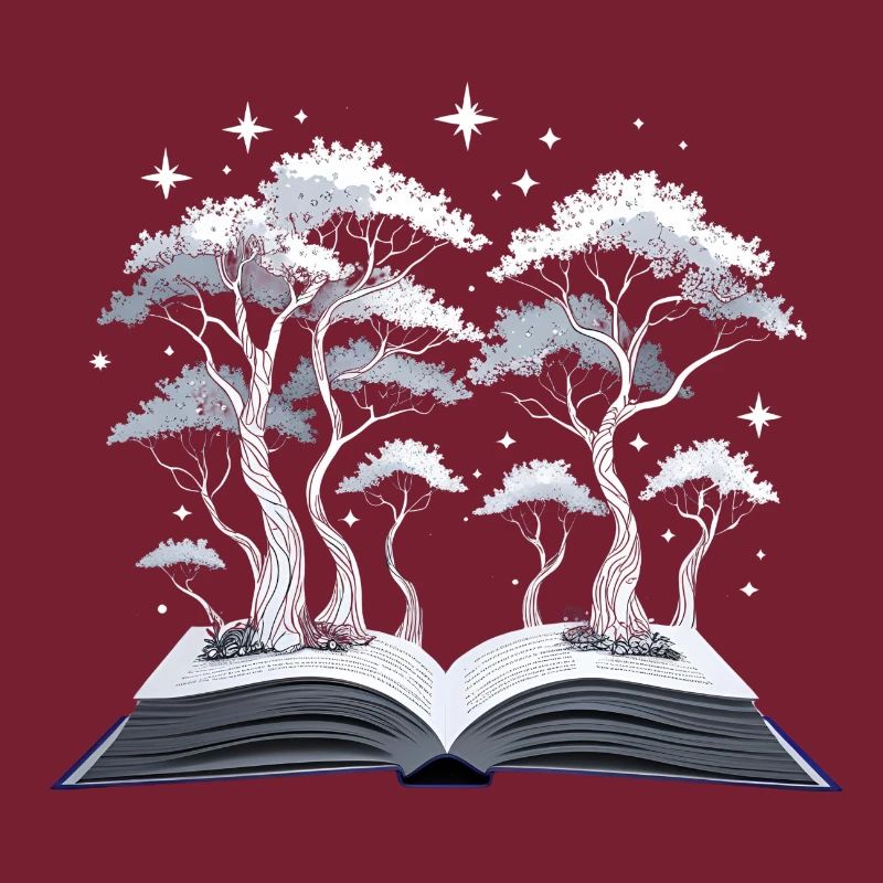 Magic Forest – Buch mit Bäumen