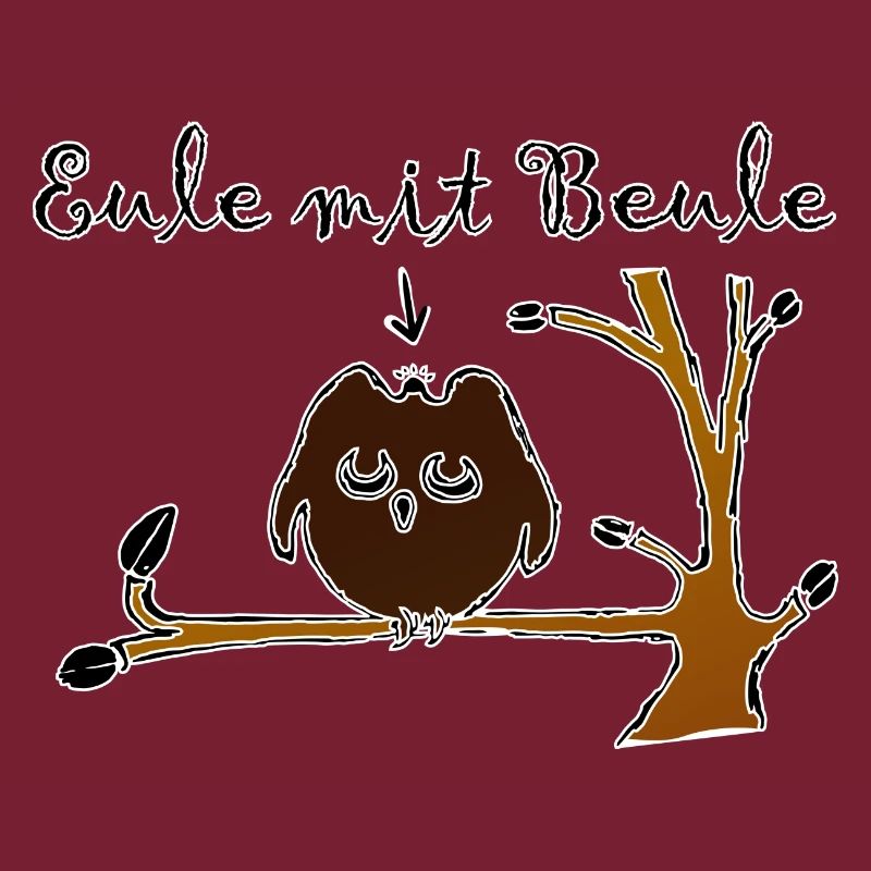 Eule mit Beule