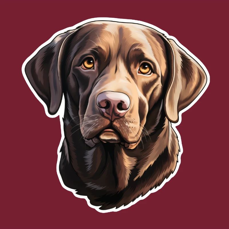 Labrador Retriever Head