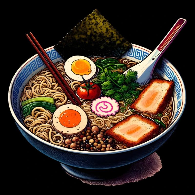 Soupe de nouilles ramen