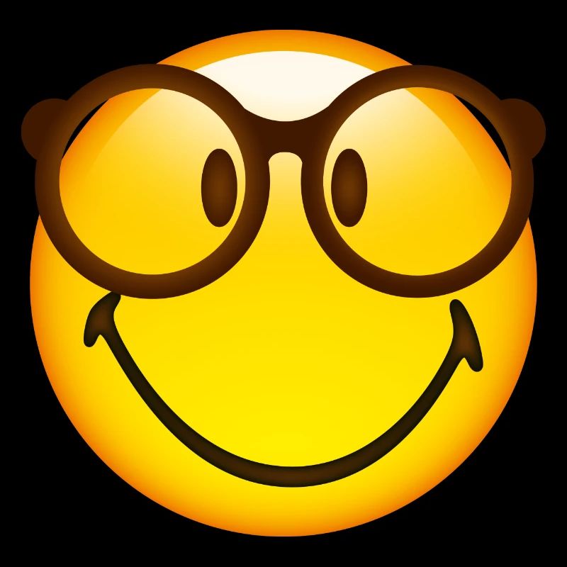 Smiley Glossy Nerd