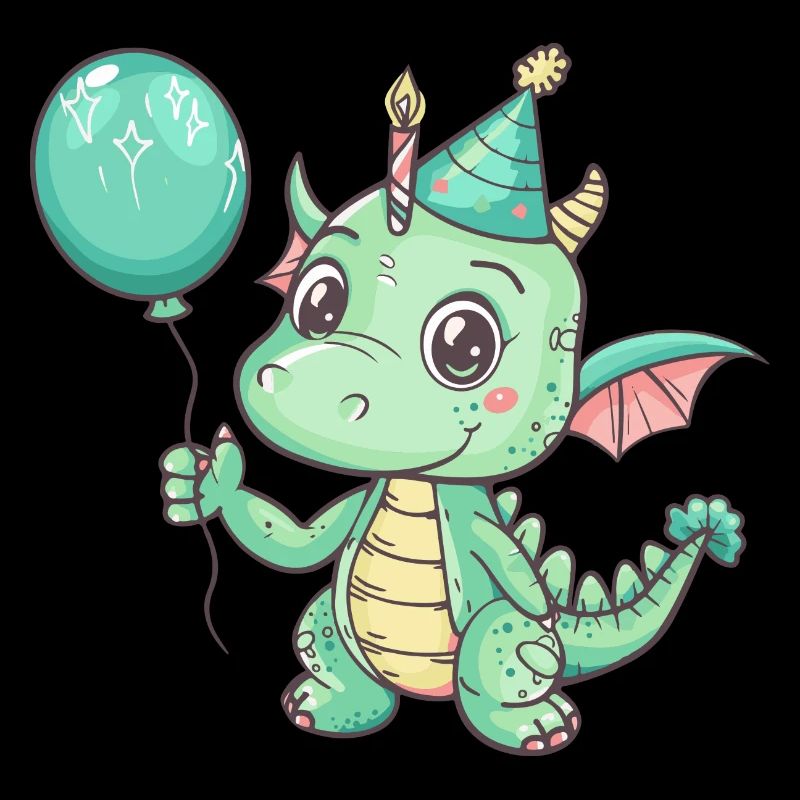Drache Geburtstag Comic