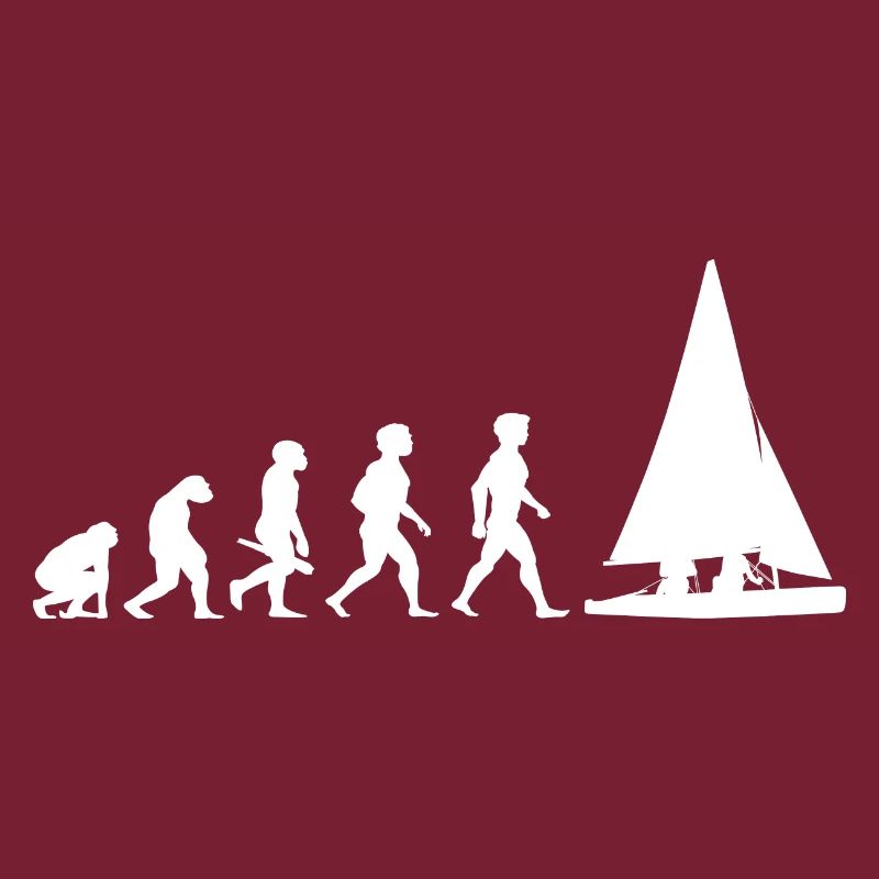 Evolution sailing sailboat sailing ship
