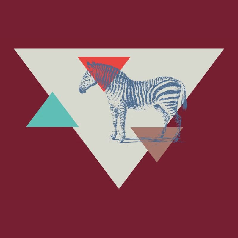 Conception de triangle de zèbre