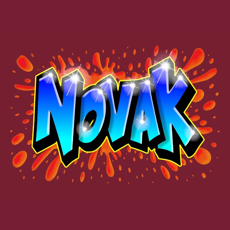 Graffiti NOVAK custom graff print