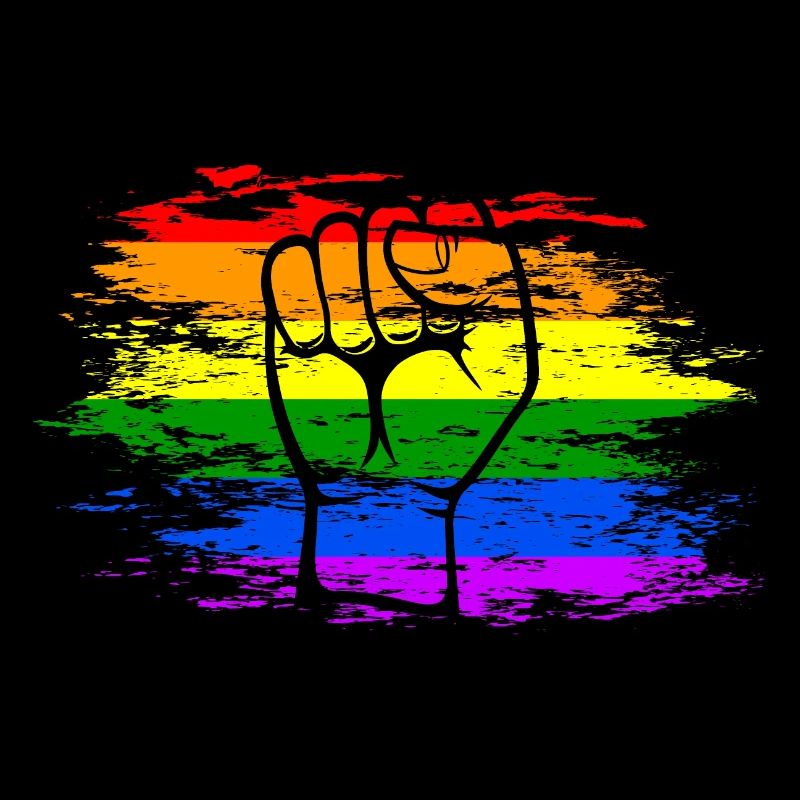 Regenbogen Flagge Faust used