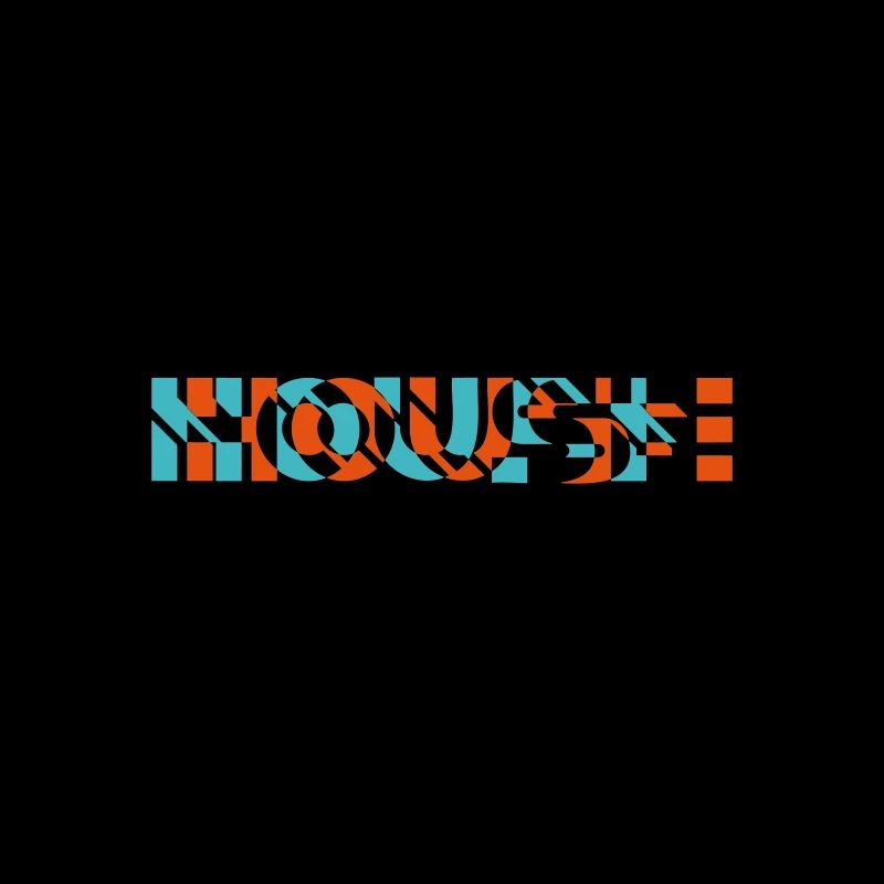 Logo de la maison à effets 3D